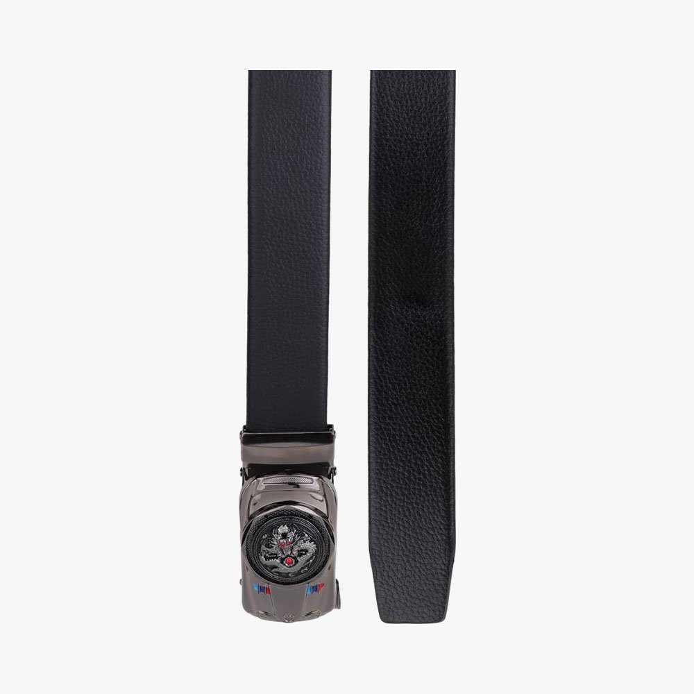 Just Style Men Black Artificial Leather Belt – Image 4