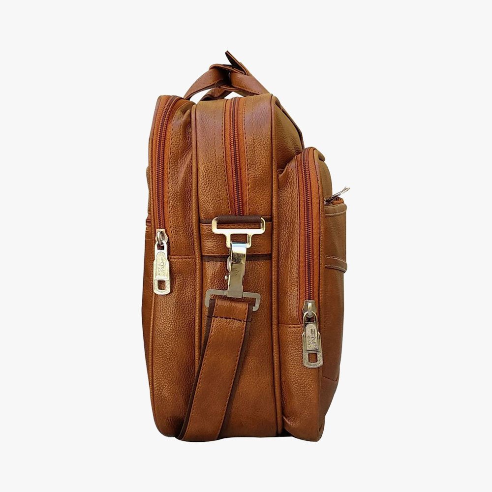 Loggin Synthetic Leather Laptop Executive Bag – Image 4