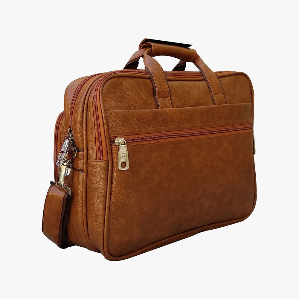Loggin Synthetic Leather Laptop Executive Bag – Image 5