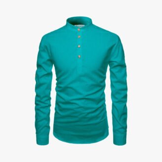 Men Solid Pure Cotton Straight Kurta For Men