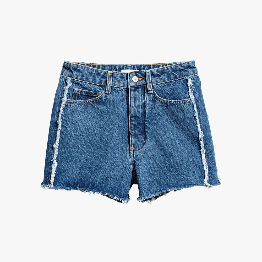 High Waist Straight Summer Jean Shorts Women